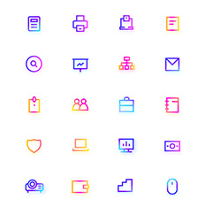 그라데이션 라인